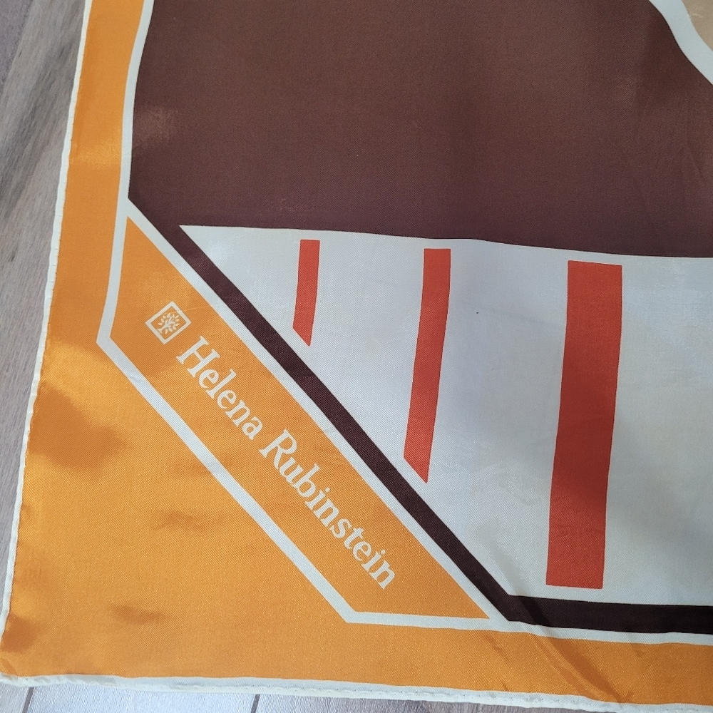 Vintage Helena Rubinstein abstract bandana - Picture 2 of 6